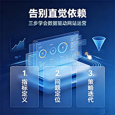舟曲建站-告别直觉依赖：三步学会数据驱动网站运营